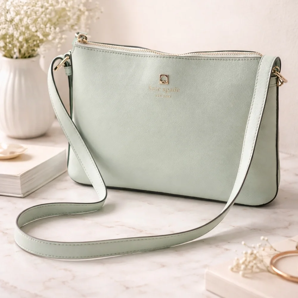 Kate Spade Light Green Crossbody Bag